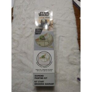 Camelot Dotz Diamond Painting Art Kit 8.7"X8.7" The Mandalorian The Child Moving